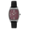 Sonata Quartz Analog Red Dial Leather Strap Watch for Women