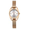 Vyb Spotlight By Fastrack Quartz Analog Blue Dial Silver Stainless Steel Strap Watch For Girls