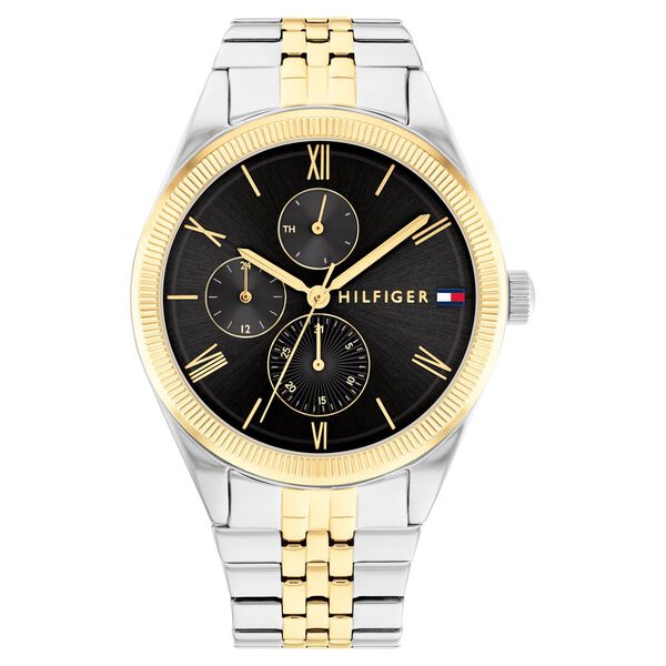 Tommy Hilfiger Quartz Analog with Date Black Dial Stainless Steel Strap Watch for Women - image number 0
