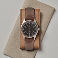 Titan Men's Timeless Charm: Men's Analog Watch with Black Dial and Brown Leather Strap - image number 0