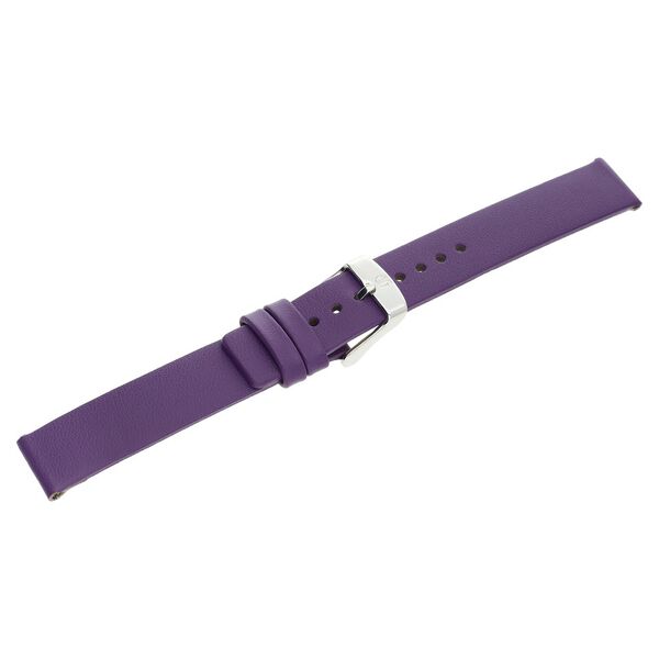 14 mm Purple Genuine Leather Strap for Women - image number 3