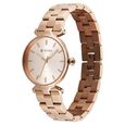 Titan Workday Edit Quartz Analog Pink Dial Rose Gold Stainless Steel Strap Watch For Women - image number 2