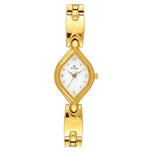 Titan Quartz Analog White Dial Watch for Women - image number 0