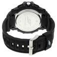 SF Quartz Analog Digital Black Dial Plastic Strap Watch for Men - image number 3