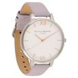 Olivia Burton Quartz Analog White Dial Leather Strap Watch for Women - image number 1