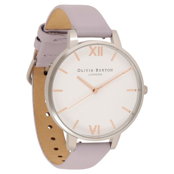 Olivia Burton Quartz Analog White Dial Leather Strap Watch for Women - image number 1