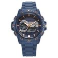 Fastrack Street line Quartz Analog Digital Black Dial Silicone Strap Watch for Girls