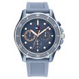 Tommy Hilfiger Blue Dial Blue Silicone Strap Watch for Women - image number 0