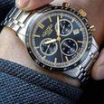 Roamer Mercury Chrono Quartz Chronograph With Date Blue Dial Silver Stainless Steel Strap Watch For Men - image number 1