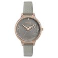 Poze by Sonata Quartz Analog Pink Dial Leather Strap Watch for Women