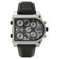 Police Quartz Multifunction Silver Dial Leather Strap Watch for Men - image number 0