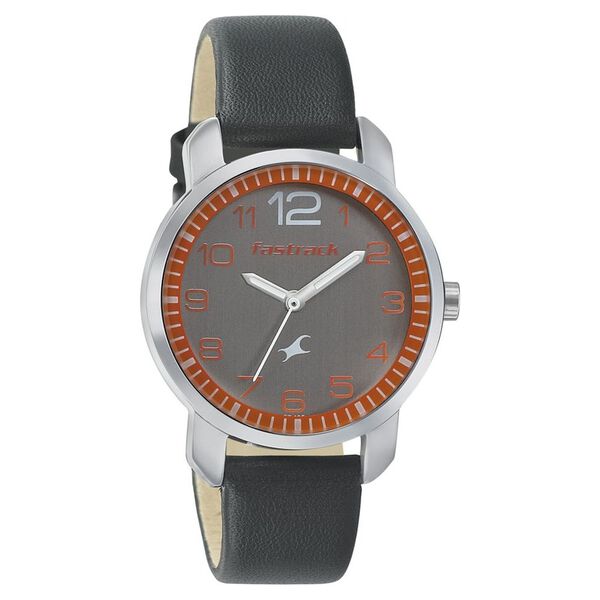 Fastrack Quartz Analog Brown Dial Leather Strap Watch for Girls - image number 0