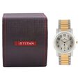 Titan Quartz Analog with Day and Date Silver Dial Watch for Men - image number 4