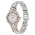 Anne Klein Quartz Analog Mother of Pearl Dial Metal Strap Watch for Women - image number 1