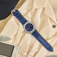 Poze Poze Quartz Analog Blue Dial Blue Denim Strap Watch For Men - image number 0