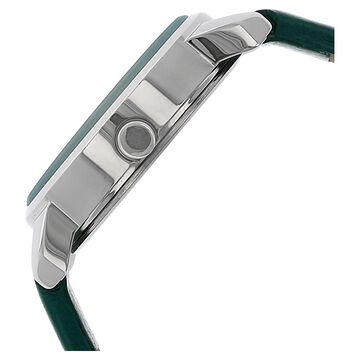 Fastrack Quartz Analog Silver Dial Leather Strap Watch for Girls
