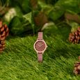 Poze By Sonata Quartz Analog Pink Dial Two Toned Metal Strap Watch For Women