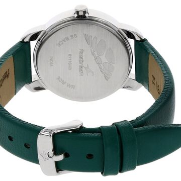 Fastrack Quartz Analog Silver Dial Leather Strap Watch for Girls