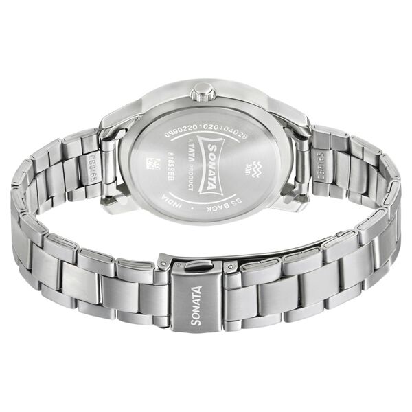 Sonata Multifunctions Silver Dial Women Watch With Metal Strap - image number 3