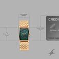 Fastrack Oceanyx 2.0 Analog Watch for Women with Dark Green Dial & Rose Gold Metal Strap - image number 3