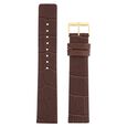 20 mm Brown Genuine Leather Straps for Men - image number 0
