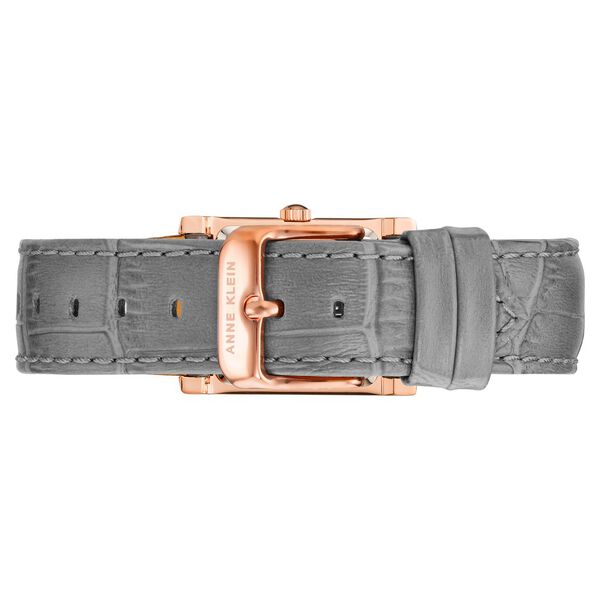 Anne Klein Quartz Analog White Dial Leather Strap Watch for Women - image number 2