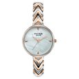 Poze By Sonata Quartz Analog Mother of Pearl Dial Two Toned Metal Strap Watch For Women - image number 1