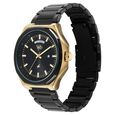 Vyb Orion By Fastrack Quartz Analog Black Dial Metal Strap Watch For Guys - image number 2