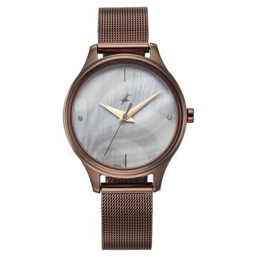 Fastrack 2X Edit Analog with Silver MOP Dial Interchangeable Strap Watch for Girls