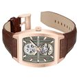 Kenneth Cole Automatic Brown Leather Strap Watch For Men - image number 2