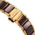 Titan Edge Melange Slim Steel & Ceramic Strap Brown Dial Analog Watch For Men - image number 4
