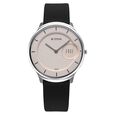 Titan Edge Murals Quartz Analog Pink Dial Black Leather Strap Watch For Men - image number 0