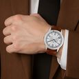 Titan Karishma Silver Dial Analog Leather Strap watch for Men - image number 4