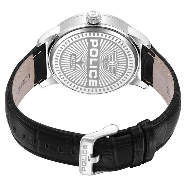Police Quartz Analog Green Dial Leather Strap Watch for Men - image number 4