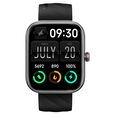 Fastrack Kruz+ 4.85 CM Super HD Display with Functional Crown & SingleSync Black Silicone Strap Smart Watch for Unisex - image number 0