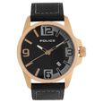 Police Quartz Analog with Date Black Dial Leather Strap Watch for Men - image number 0