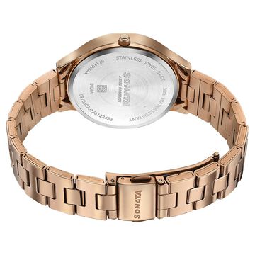 Sonata Women's Work Wear rose gold Watch - Premium Multifunction design for everyday style