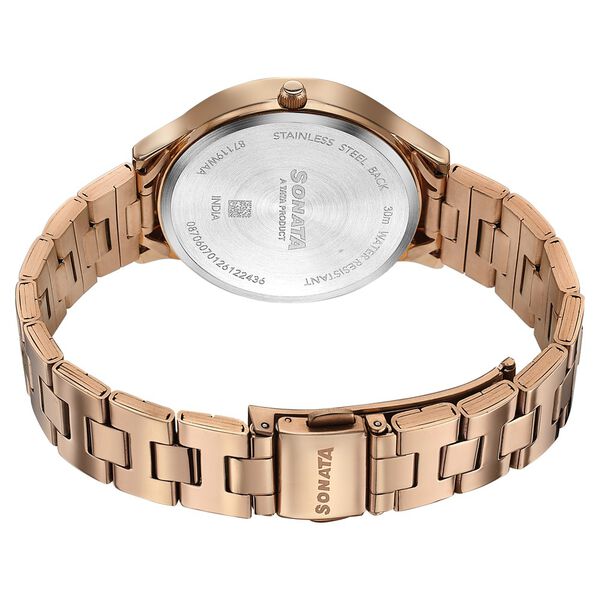 Sonata Women's Work Wear rose gold Watch - Premium Multifunction design for everyday style - image number 5