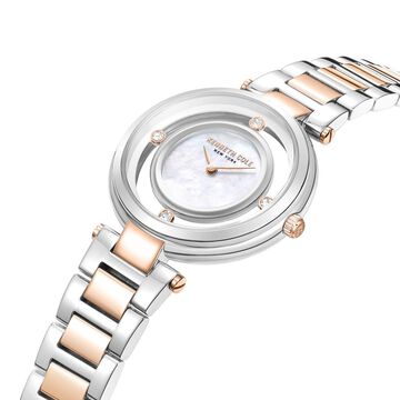 Kenneth Cole Quartz Analog White dial Stainless Steel Strap Watch for Women