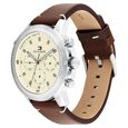 Tommy Hilfiger Quartz Multifunction Yellow Leather Strap for Men - image number 1