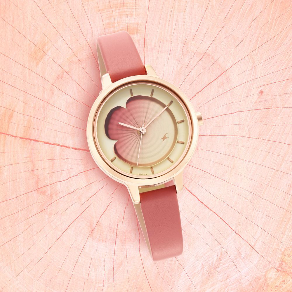 Fastrack ladies discount watch leather belt