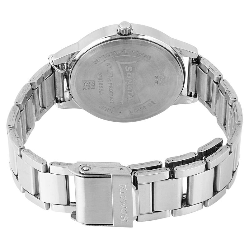 Sonata Charmed Silver Dial Women Watch With Stainless Steel Strap - image number 3
