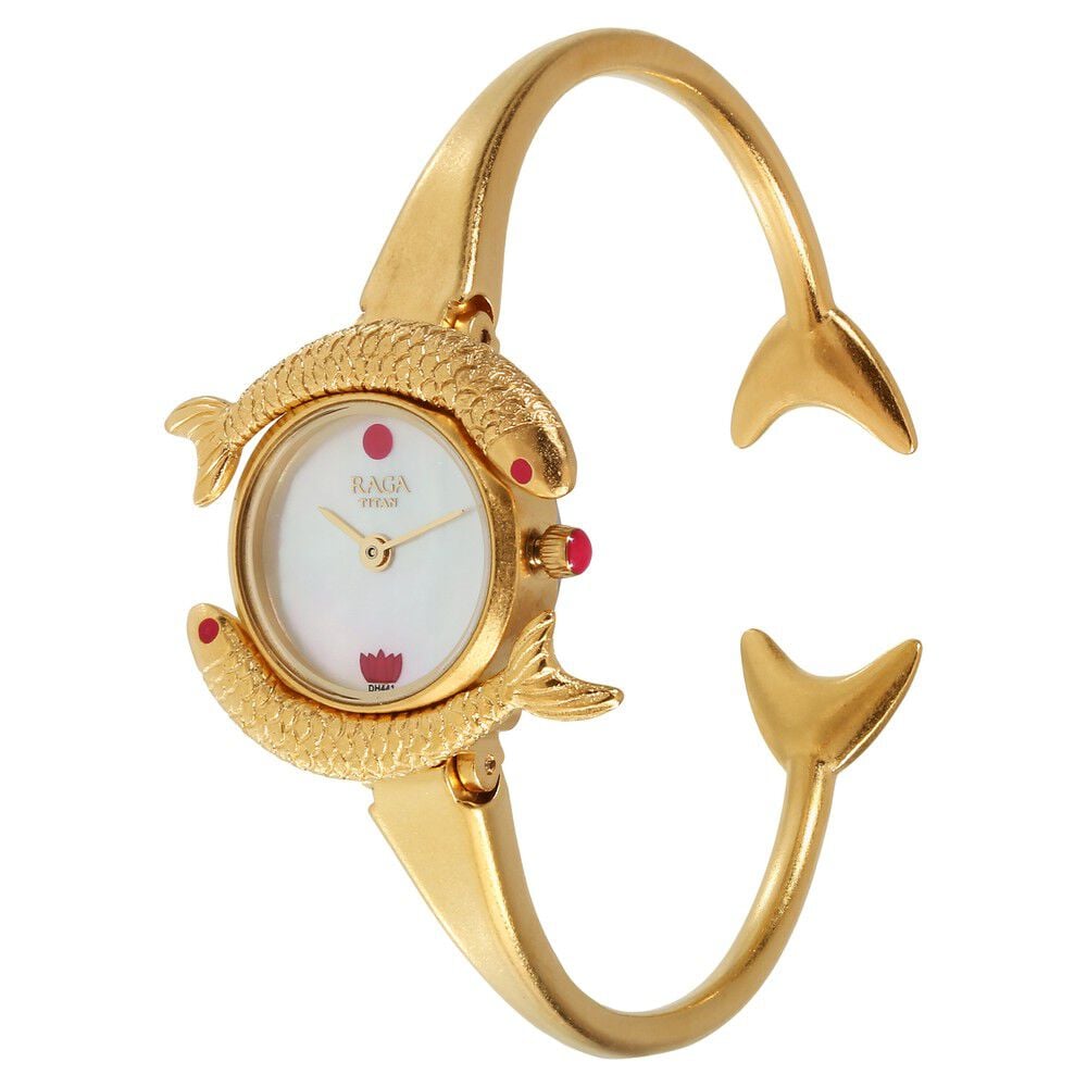 Buy Online Titan Raga X Masaba Mother of Pearl Dial Women Watch With Metal Strap 95077ym01 Titan