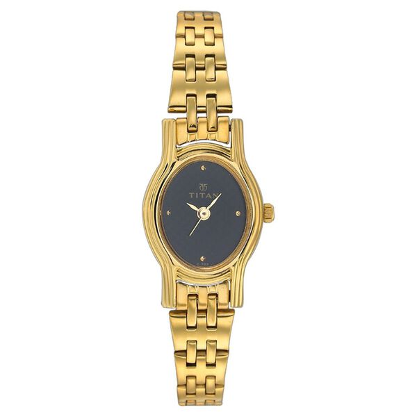 Titan Quartz Analog Black Dial Watch for Women - image number 0