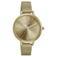 Sonata Poze Quartz Analog Golden Dial Mesh Strap Watch for Women - image number 2