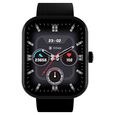 Titan Mirage with 4.97 cm AMOLED Display and AOD, Functional Crown, BT Calling Smartwatch with Black Leather Strap - image number 0