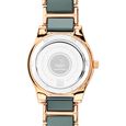 Xylys Shimmer Swiss Aanlog Steel & Ceramic Mother of Pearl Green Dial Watch for Women - image number 4