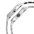 Titan Bandhan Quartz Analog with Day and Date Silver Dial Stainless Steel Strap Watch for Couple - image number 3