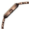 Vyb Enigma By Fastrack Quartz Analog Brown Dial Brown Metal Strap Watch For Girls - image number 4