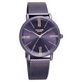 Poze by Sonata Quartz Analog Purple Dial Stainless Steel Strap Watch for Women - image number 1